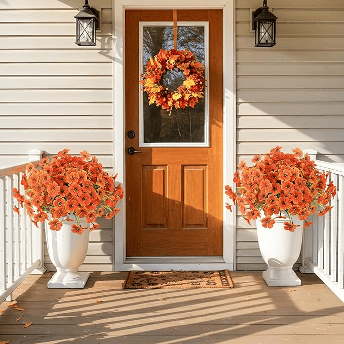 💥Last Day Each- Real-Look Sunset Mums-Waterproof & Windproof