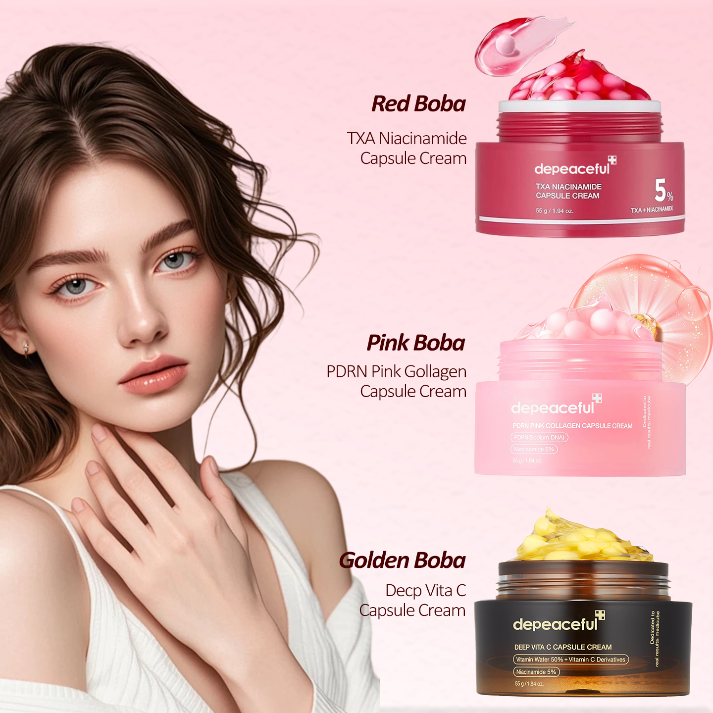 Final 3 Hours: 70%OFF🔥 Mix & Match Boba Cream Set.
