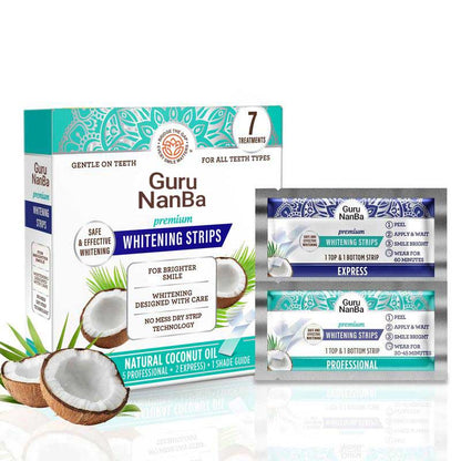 Final 3 hours 70% off 🔥 GuruNanBa Whitening Strips (7-day treatment)