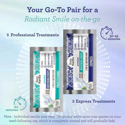 Final 3 hours 70% off 🔥 GuruNanBa Whitening Strips (7-day treatment)
