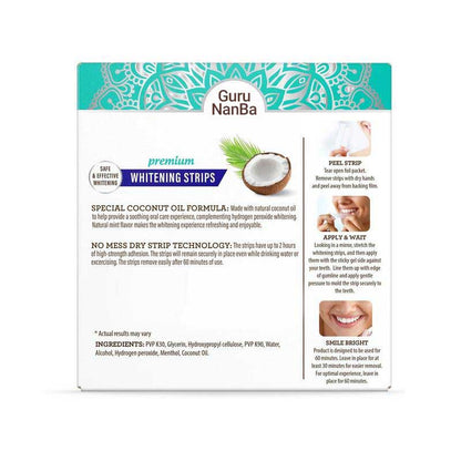 Final 3 hours 70% off 🔥 GuruNanBa Whitening Strips (7-day treatment)